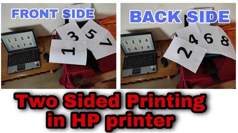 How To Print Both Sides Of Paper In Hp Printer Two Sided Printing On