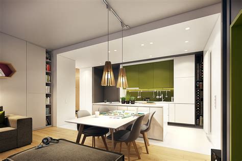 Minimalist Dining Room Designs Includes With Kitchen Design That