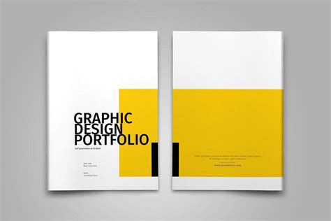 Graphic Design Portfolio Template Creative Brochure Templates
