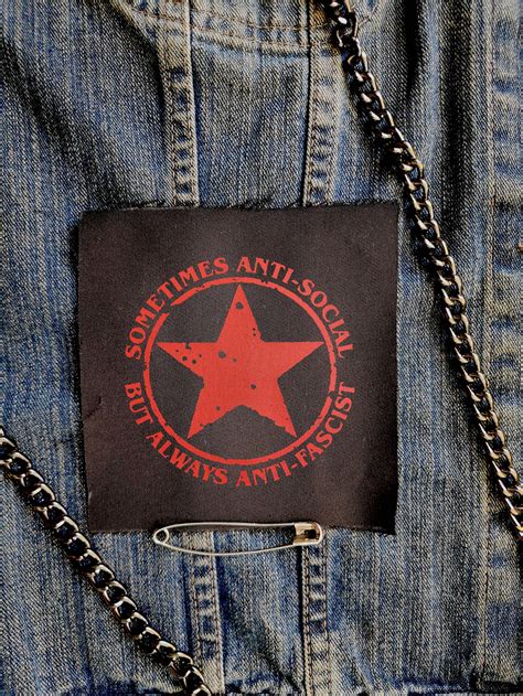 Always Antifa Punk Patches Punk Bands Punk Accessories Antifa Etsy