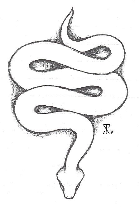 Snaketattoodesignbytenimeart 446×666 Pikseli Snake Sketch