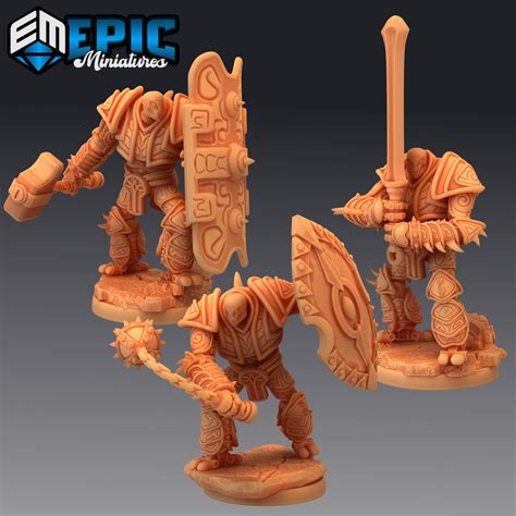 Epic Miniatures War Construct Juggernaut Dnd Miniature Etsy