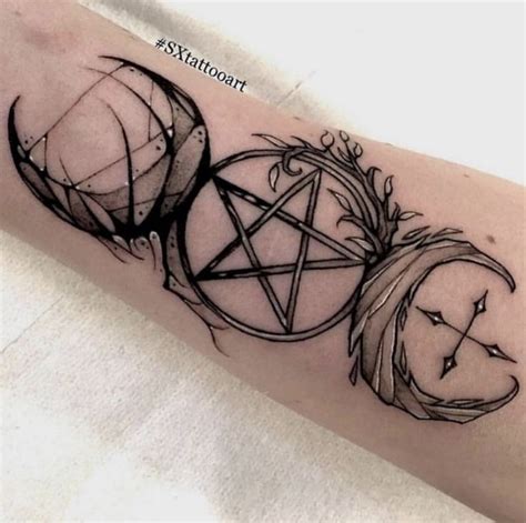 Pin By Pé Van Empelen On Tattoes Wiccan Tattoos Pagan Tattoo