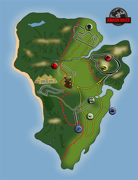 Mapa Jurassic Park