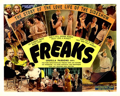 freaks movie poster vintage movie poster 1932 poster film art etsy uk