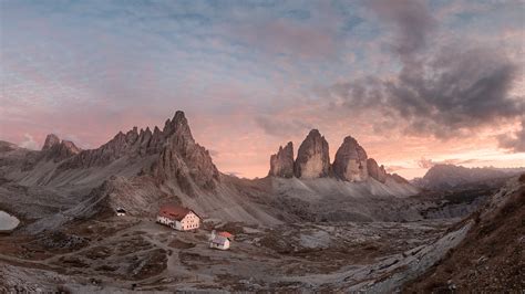 Free Download Hd Wallpaper Sunset In Sexten Dolomites Tyrol Italy
