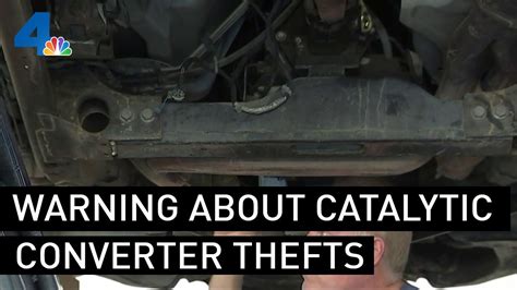 New Warning About Catalytic Converter Thefts Nbcla Youtube