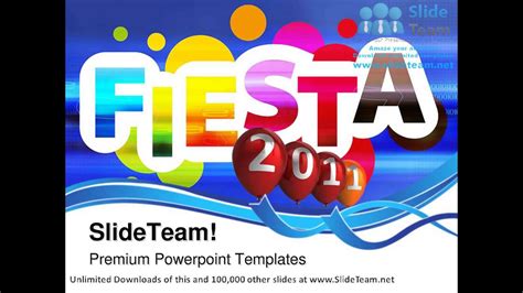 Fiesta Live 2011 Events Powerpoint Templates Themes And Backgrounds