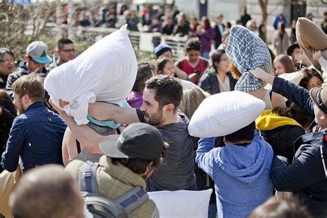 2017 Vancouver Pillow Fight Flashmob Vancouver