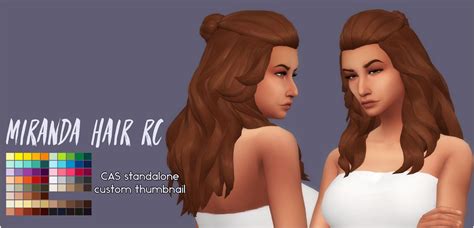 Simsworkshop Miranda Hair Retextured By Sympxls Sims 4 Hairs Sims