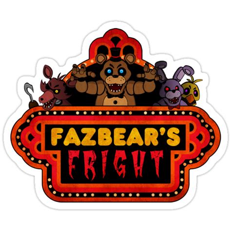 Five Nights At Freddys Fnaf 3 Fazbears Fright Stickers By