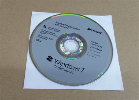 Windows 7 Pro Retail Box Sp1 Oem Pack Vollversion 32 Bit 64 Bit