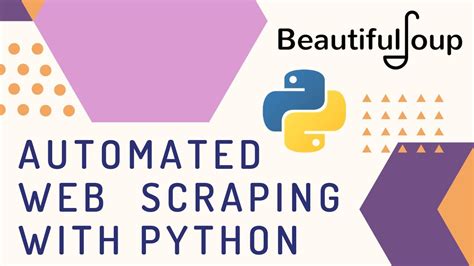 Automated Web Scraping With Python Beautiful Soup YouTube