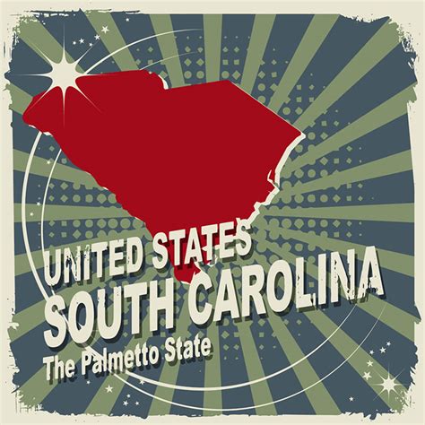Detailed South Carolina Map Sc Terrain Map