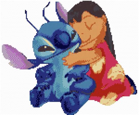 Lilo And Stitch Disney Pixel Art Pattern Бисер
