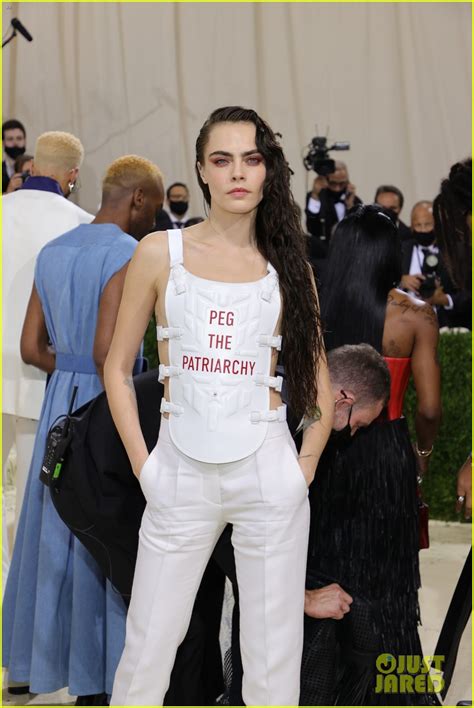 Cara Delevingne S Met Gala Look Says Peg The Patriarchy She Explains What That Means To