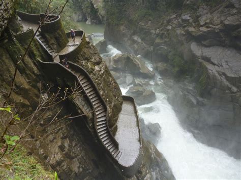 Ecuador Baños Pilon De Diablo Waterfall Ecuador Tours Travel