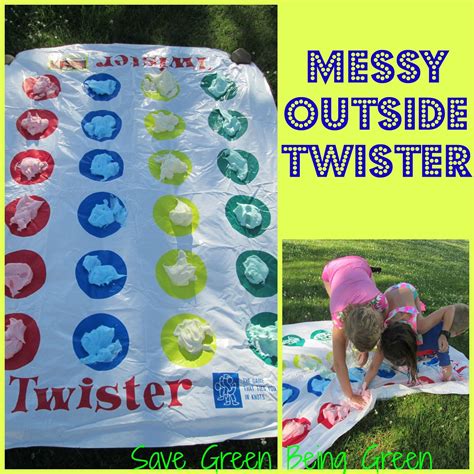 Messy Outdoor Twister Fun Outdoor Twister Twister Messy Twister