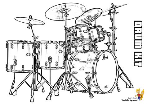 10 Best Drums Coloring Pages For Your Little One