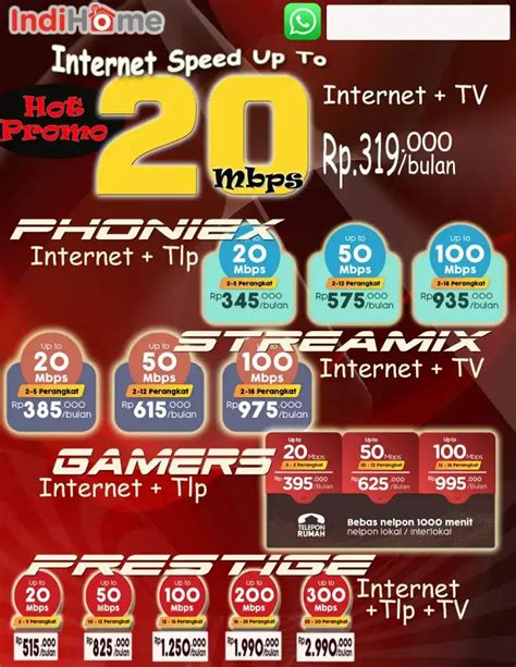 Paket indihome kini hadir dengan layanan dan program yang lebih inovatif,rasakan pengalaman mengakses internet dengan lebih cepat dan lancar dengan speed hingga 300 mbps. Paket Tv Indihome 2020 - IndiHome Paket Prestige ...