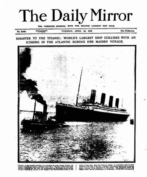 Japan pulp and paper company limited hanoi representative office. Daily Mirror front page after Titanic sunk - ABC News (Australian Broadcasting Corporation)