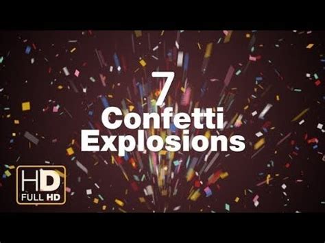 Confetti Burst (After Effects template) - YouTube
