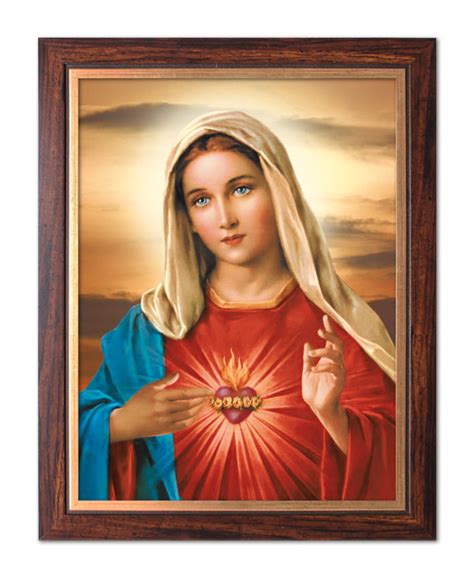 Immaculate Heart Of Mary Religious Image