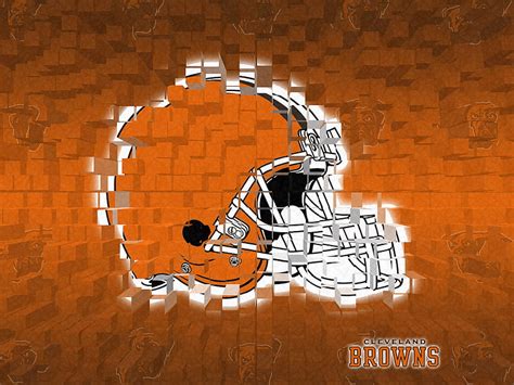 Nfl Cleveland Browns Professional 3d Logo Hd Wallpaper Peakpx