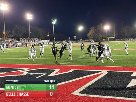 The Eunice Bobcats Defeat The Belle Chasse Cardinals 35 To 0 Scorestream