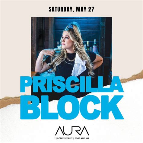Priscilla Block Aura Events