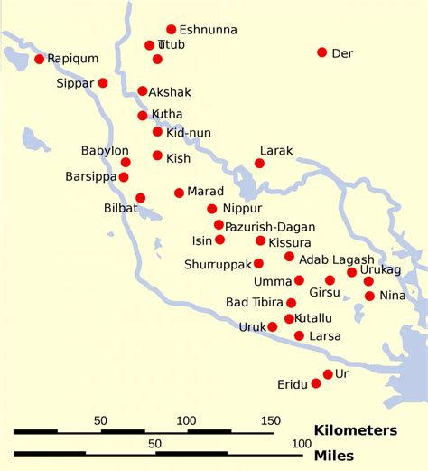 Cities Of The Mesopotamian Empire Facts For Kids