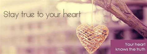 Stay True To Your Heart Your Heart Knows The Truth ༺ ༻ Cover Pics