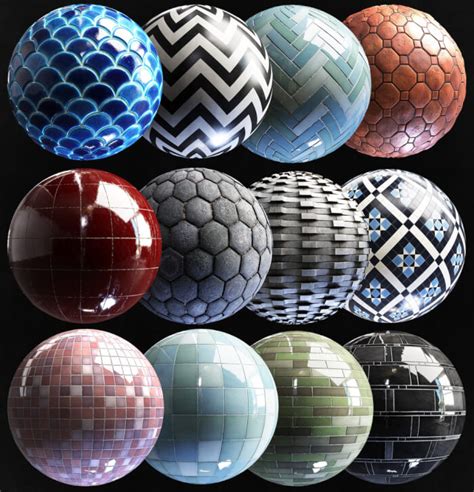 Base pbr cycles materials that uses generated texture mapping method (no uv's needed). 12 Free PBR textures for interiors (Tiles) • Blender 3D ...
