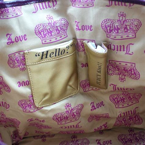 Juicy Couture Heritage East West Magenta Tote Diaper Bag Yhru1887