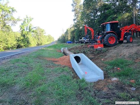 Culvert Installation Trenching Diredtional Boring Site Leveling
