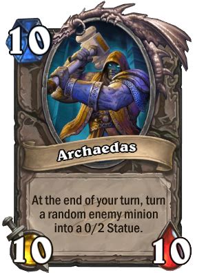 The league of explorers (loe) is the third adventure for hearthstone: Archaedas (Heroic) - Hearthstone Card
