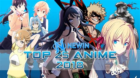 Top 25 Anime 2018 Youtube
