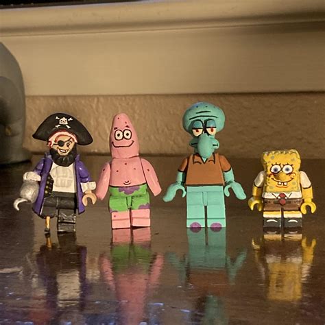 Custom Lego Spongebob Minifigs Made By Me Rspongebob