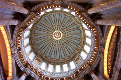 Mississippi State Capitol ~ Jackson Mississippi ~ Interior Dome ~ A