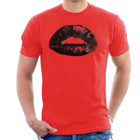 Xx Large Red Retro Lips Mens T Shirt On Onbuy