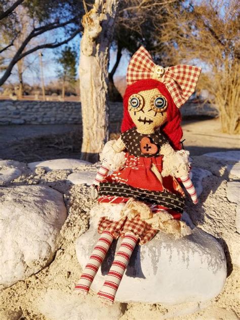 creepy cute doll raggedy ann doll goth horror ragdoll etsy