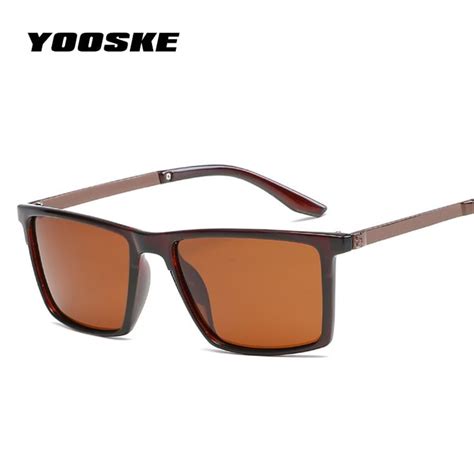 Yooske Hd Polarized Lens Men Sunglasses Vintage Fashion Sun Glasses Mens Sunglass Brand Designer
