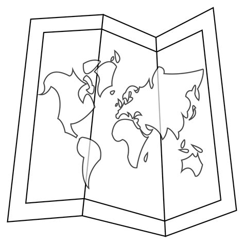 World Map Coloring Page Colouringpages