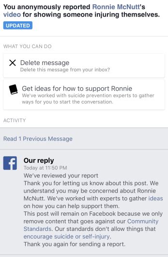 Ronnie Mcnutts Friend Speaks Out About Facebook Suicide Video
