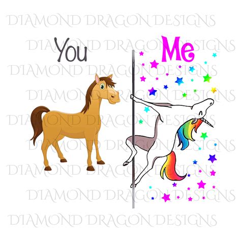 Unicorn You Me Fabulous Unicorn Pole Dancing Plain Horse Etsy