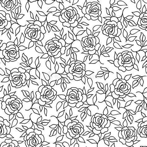 Are you looking out for the best floral outline patterns? Floral Pattern Flower Rose Outline Background Flourish ...