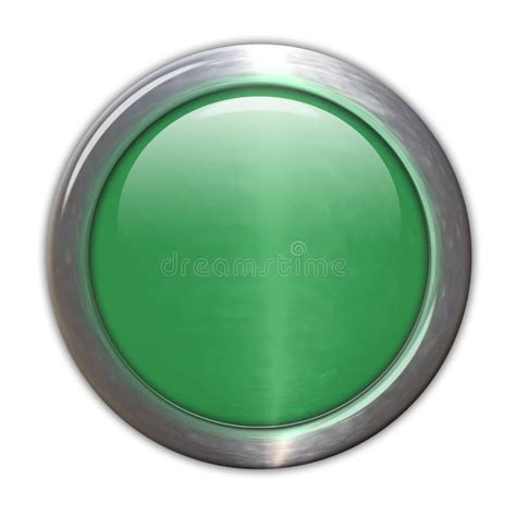 Glass Button Stock Vector Illustration Of Shadow Reflection 6847345