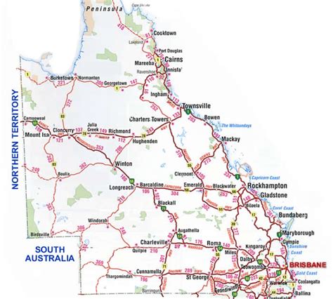 Map Of Northern Queensland Zip Code Map
