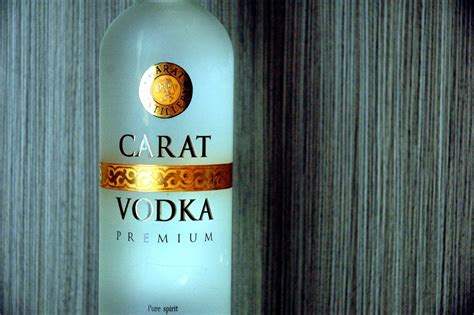 DUDE FOR FOOD: Carat Vodka Premium: A Real Gem Among Vodkas