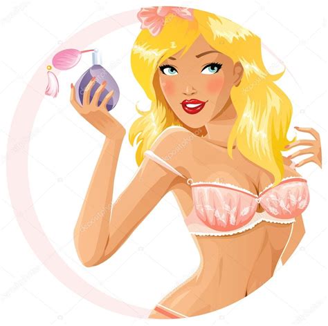 Beautiful Girl In Lingerie Stock Vector Image By Deedl